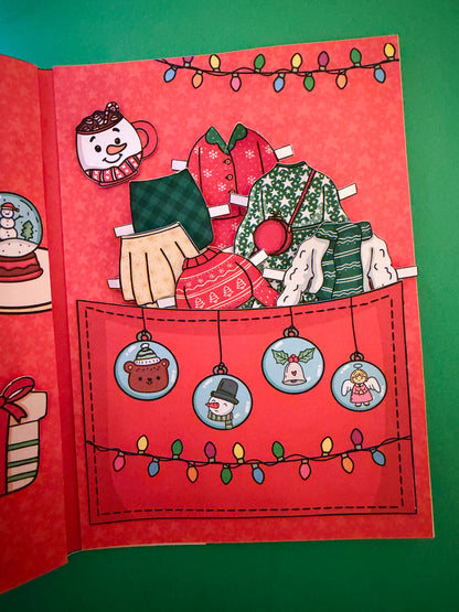 Oblékací panenka "Glorie" s ložnicí - vystřihovánka k vytištění