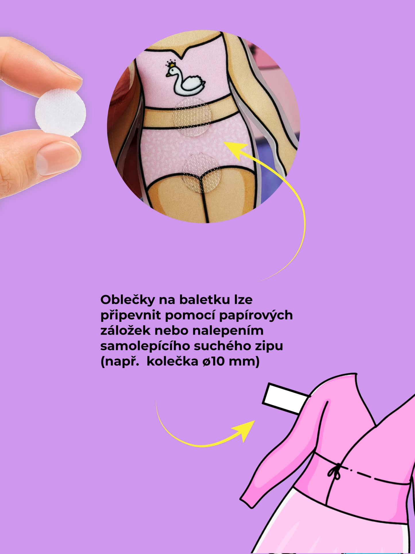 Oblékací kamarádka baletka Sofie